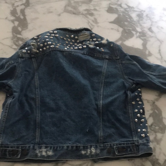 Furst of a kind denim jean jacket distressed - Picture 6 of 8